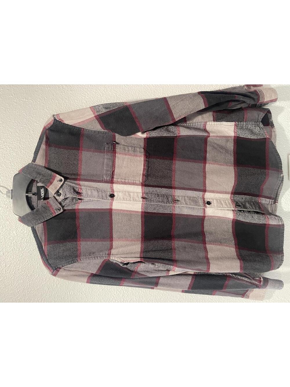 Vans Men's Small Plaid Button-Up Shirt